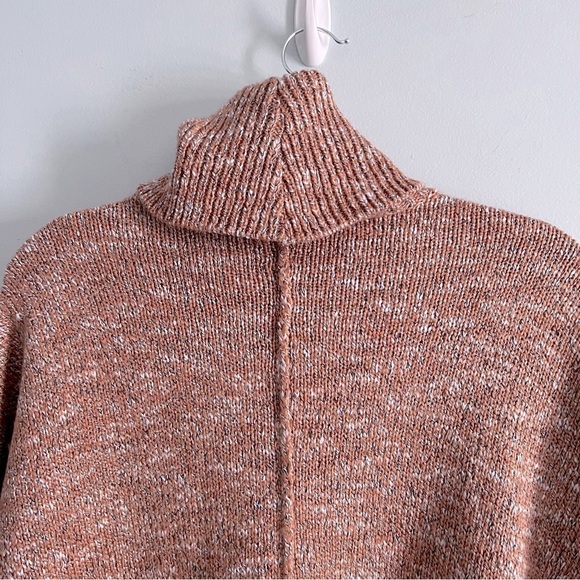 ASOS Chunky Oversized Cowl Neck Dolman Sleeve Fall Colors Long Knit Sweater - Picture 10 of 12